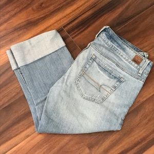 American Eagle denim capris
